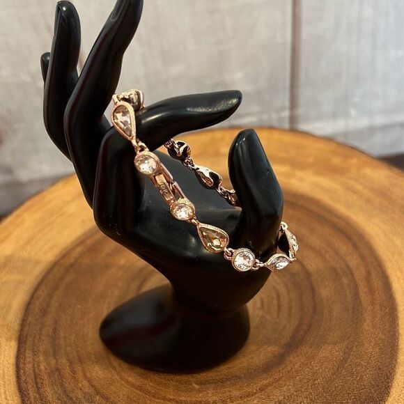 Givenchy Rose Gold Rhinestone Bracelet - Picture 1 of 2